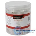 Wtyk modularny RJ45 UTP 8P8C cat.6 na drut 100szt.