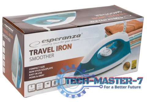 ŻELAZKO TURYSTYCZNE SMOOTHER 1200W ŻELAZKO TURYSTYCZNE SMOOTHER 1200W
