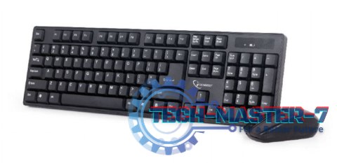Zestaw klawiatura + mysz czarny, bezprzewodowy Zestaw klawiatura + mysz czarny, bezprzewodowy