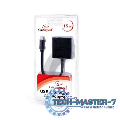 Adapter USB C/VGA męski Adapter USB C/VGA męski