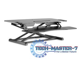 Ergonomiczna nakładka na biurko, powierzchnia robocza: 950x615x106-460mm, regulowana, czarna