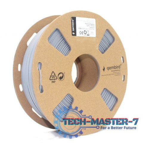 Filament drukarki 3D PLA/1.75 mm/1kg/szary Filament drukarki 3D PLA/1.75 mm/1kg/szary