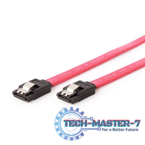 Kabel Serial ATA metalowy zatrzask 30cm Kabel Serial ATA metalowy zatrzask 30cm