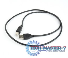 Kabel USB 2.0 AM-BM 1m/czarny