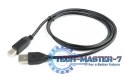 Kabel USB 2.0 AM-BM 1m/czarny
