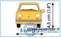 Klocki 71 elementów Polski Fiat 126P