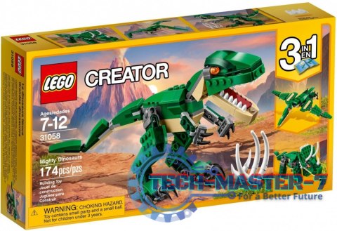 Klocki Creator 31058 Potężne dinozaury Klocki Creator 31058 Potężne dinozaury