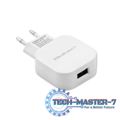 Ładowarka sieciowa 12W | 5V | 2.4A | USB | Biała Ładowarka sieciowa 12W | 5V | 2.4A | USB | Biała