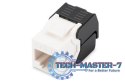 Moduł Keystone RJ45 (8P8C) kat. 6e UTP, LSA beznarzędziowy