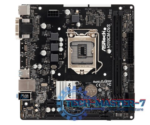 Płyta główna H310CM-DVS s1151 2DDR4 DVI/DSUB/USB3.1 uATX Płyta główna H310CM-DVS s1151 2DDR4 DVI/DSUB/USB3.1 uATX