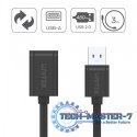 Przedłużacz USB 2.0 AM-AF, 0.5m; Y-C447GBK