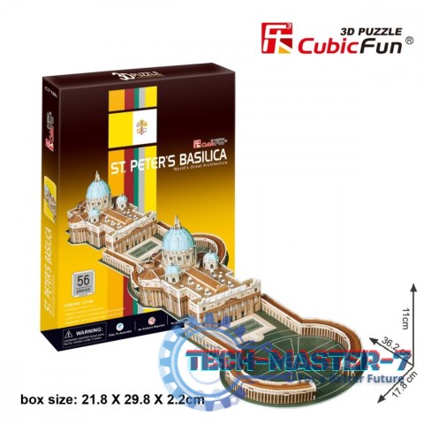 Puzzle 3D Bazylika Św.Piotra 56 elementów Puzzle 3D Bazylika Św.Piotra 56 elementów