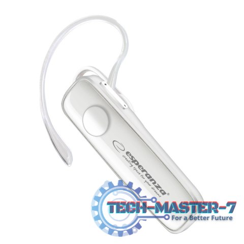 Słuchawka douszna bluetooth Celebes biała Słuchawka douszna bluetooth Celebes biała