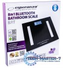 WAGA ŁAZIENKOWA 8W1 Z FUNKCJĄ BLUETOOTH B.FIT CZARNA
