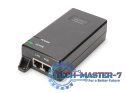 Zasilacz/Adapter PoE+ 802.3at, max. 55V 30W Gigabit 10/100/1000Mbps, aktywny