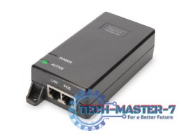 Zasilacz/Adapter PoE+ 802.3at, max. 55V 30W Gigabit 10/100/1000Mbps, aktywny