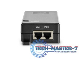 Zasilacz/Adapter PoE+ 802.3at, max. 55V 30W Gigabit 10/100/1000Mbps, aktywny