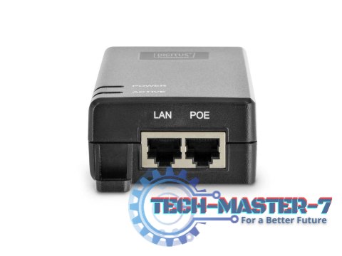 Zasilacz/Adapter PoE+ 802.3at, max. 55V 30W Gigabit 10/100/1000Mbps, aktywny Zasilacz/Adapter PoE+ 802.3at, max. 55V 30W Gigabit 10/100/1000Mbps, aktywny