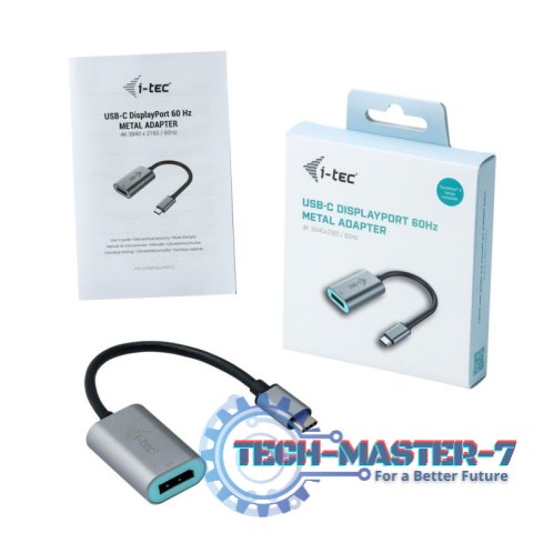 Adapter USB-C 3.1 Display Port 60 Hz Metal Adapter USB-C 3.1 Display Port 60 Hz Metal