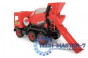 Betoniarka czerwona 38 cm Middle Truck w kartonie