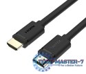 Kabel HDMI M/M 1,5m v2.0, pozłacany, Basic; Y-C137M