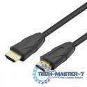 Kabel HDMI v2.0 10m. pozłacany