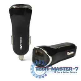 Ładowarka samochodowa 2xUSB 2.1A czarna