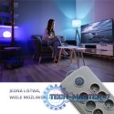 Listwa antyprzepięciowa Quick Switch, 8 gniazd, 2,5m, szara