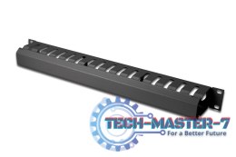 Organizator kablowy 19 cali 1U dukt W/40xG/70 czarny (RAL 9005)