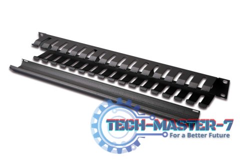 Organizator kablowy 19 cali 1U dukt W/40xG/70 czarny (RAL 9005) Organizator kablowy 19 cali 1U dukt W/40xG/70 czarny (RAL 9005)