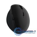 Radiowa mysz optyczna 2.4GHz 1600dpi czarna ergonomiczna