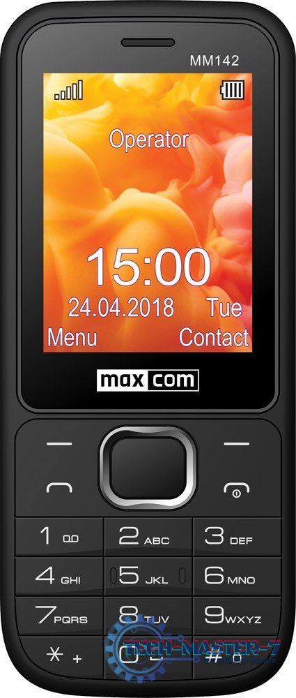 Telefon MM 142 DUAL SIM czarny Telefon MM 142 DUAL SIM czarny