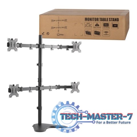 Uchwyt na 4 monitory 13-32, max. 8kg Uchwyt na 4 monitory 13-32, max. 8kg