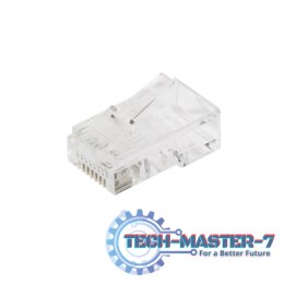 Wtyki RJ45 8P8C UTP do kabli płaskich, 100szt.