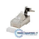 Wtyki RJ45 CAT.6,6A,7 ekranowane 10szt.