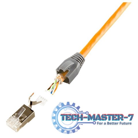 Wtyki RJ45 CAT.6,6A,7 ekranowane 10szt. Wtyki RJ45 CAT.6,6A,7 ekranowane 10szt.