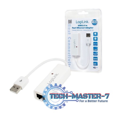 Adapter fast ethernet RJ45 do USB2.0 Adapter fast ethernet RJ45 do USB2.0