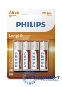 Baterie LongLife AA 4szt. blister