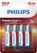 Baterie Power Alkaline AA 4szt. blister
