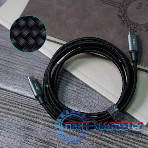 CB-CD6 nylonowy kabel Quick Charge USB C - USB C | 2m | 3A | 60W PD | 20V CB-CD6 nylonowy kabel Quick Charge USB C - USB C | 2m | 3A | 60W PD | 20V