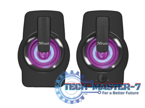 Głośniki GEMI RGB 2.0 czarne Głośniki GEMI RGB 2.0 czarne