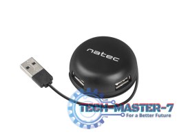 Hub USB 4 porty Bumblebee USB 2.0 czarny