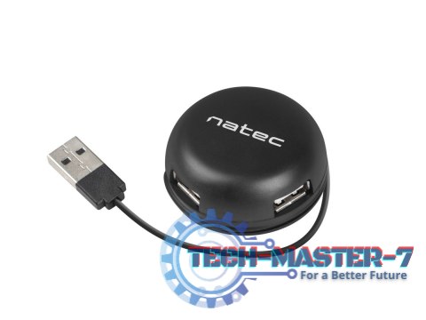 Hub USB 4 porty Bumblebee USB 2.0 czarny
