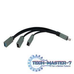 Hub USB-C 3.1, 3 porty