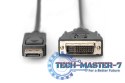 Kabel DisplayPort z zatrzaskiem 1080p 60Hz FHD Typ DP/DVI-D (24+1) M/M 2m