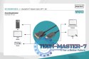 Kabel DisplayPort z zatrzaskiem 1080p 60Hz FHD Typ DP/DVI-D (24+1) M/M 2m