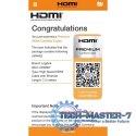 Kabel premium HDMI Ultra HD, 7.5m
