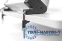 Listwa zasilająca biurowa 45° 4 gniazdowa, 2x USB (5V/2A) z możliwością obrotu o 290° aluminiowa HQ