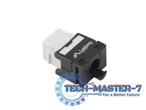 Moduł keystone gniazdo beznarzędziowy RJ45 - LSA UTP kat.6a 180 stopni do puszki montażowej Moduł keystone gniazdo beznarzędziowy RJ45 - LSA UTP kat.6a 180 stopni do puszki montażowej