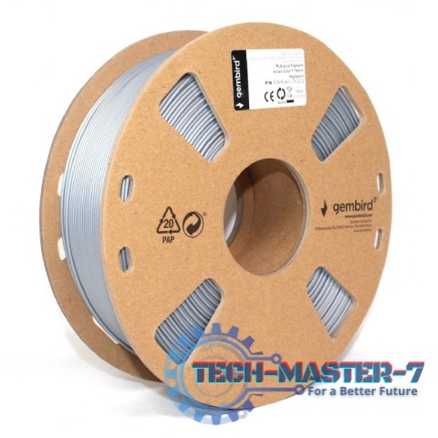 Filament do drukarki 3D PLA/1.75mm/srebrny Filament do drukarki 3D PLA/1.75mm/srebrny
